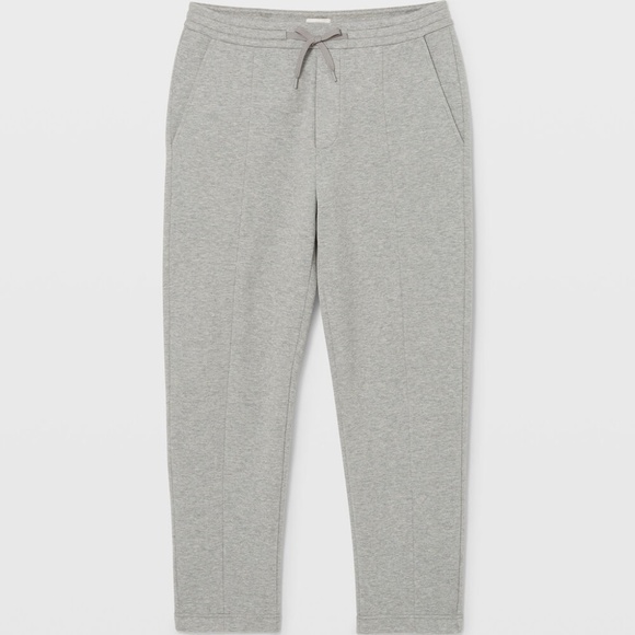 Piqué Scuba Pants - New With Tags - NEVER WORN - Light Heather Grey - Picture 5 of 5